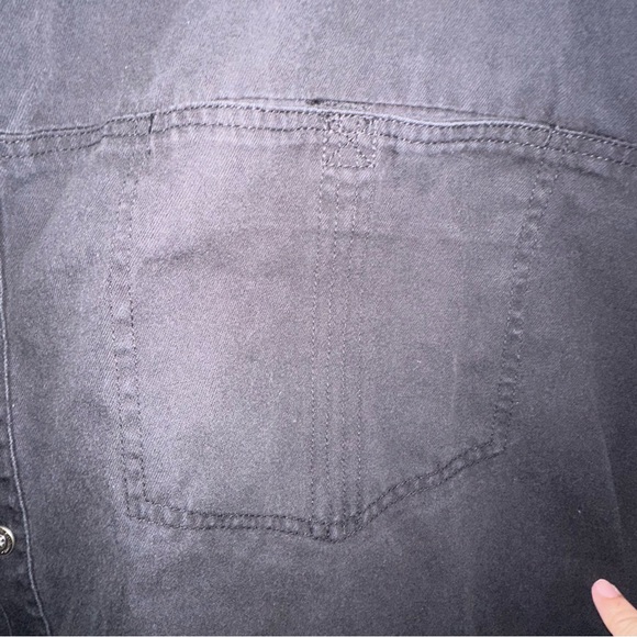 Men’s black Harley Davidson heavy weight button down shirt sz 3XL - Picture 5 of 13